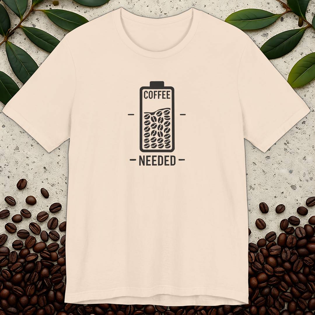 Coffee Battery Level T-Shirt
