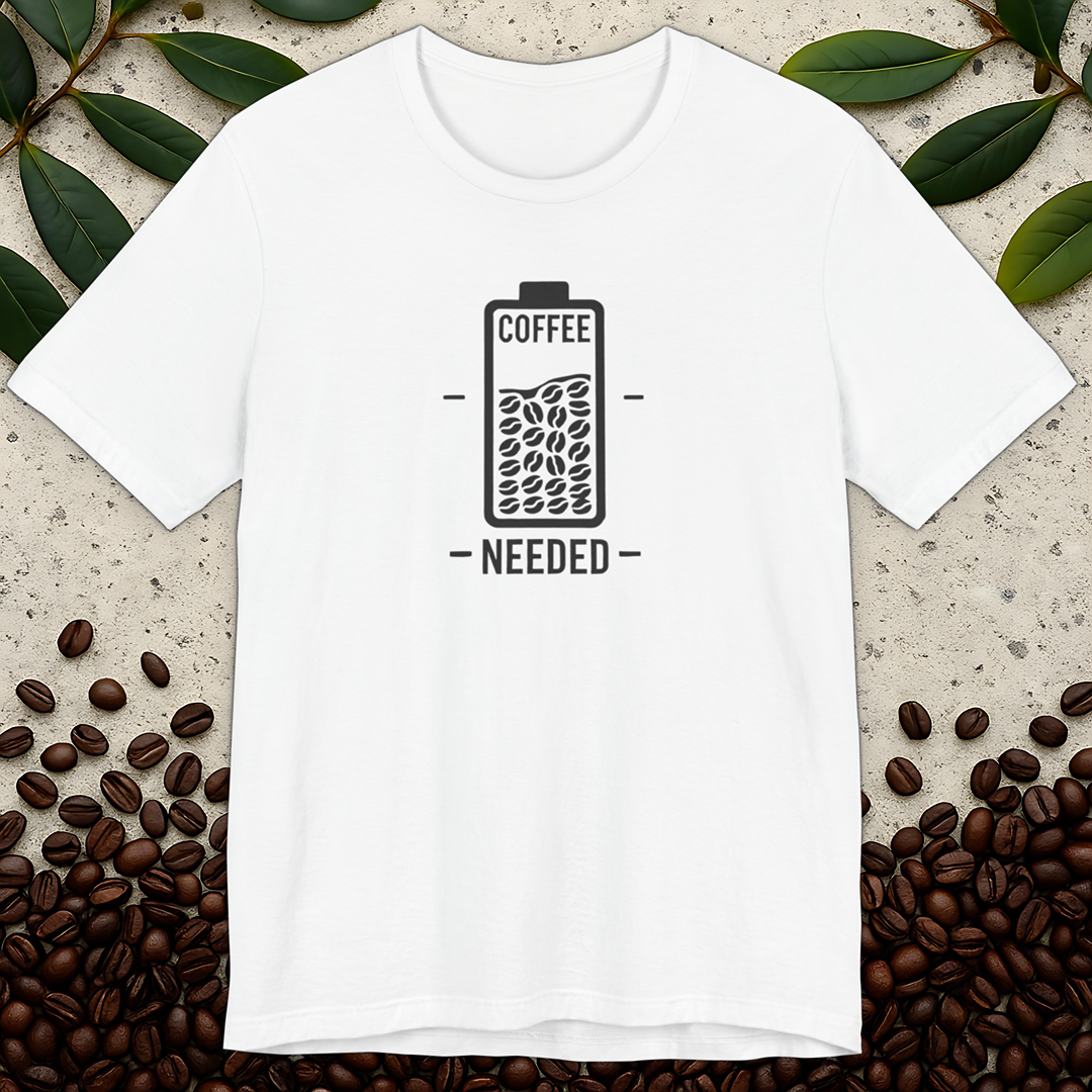 Coffee Battery Level T-Shirt