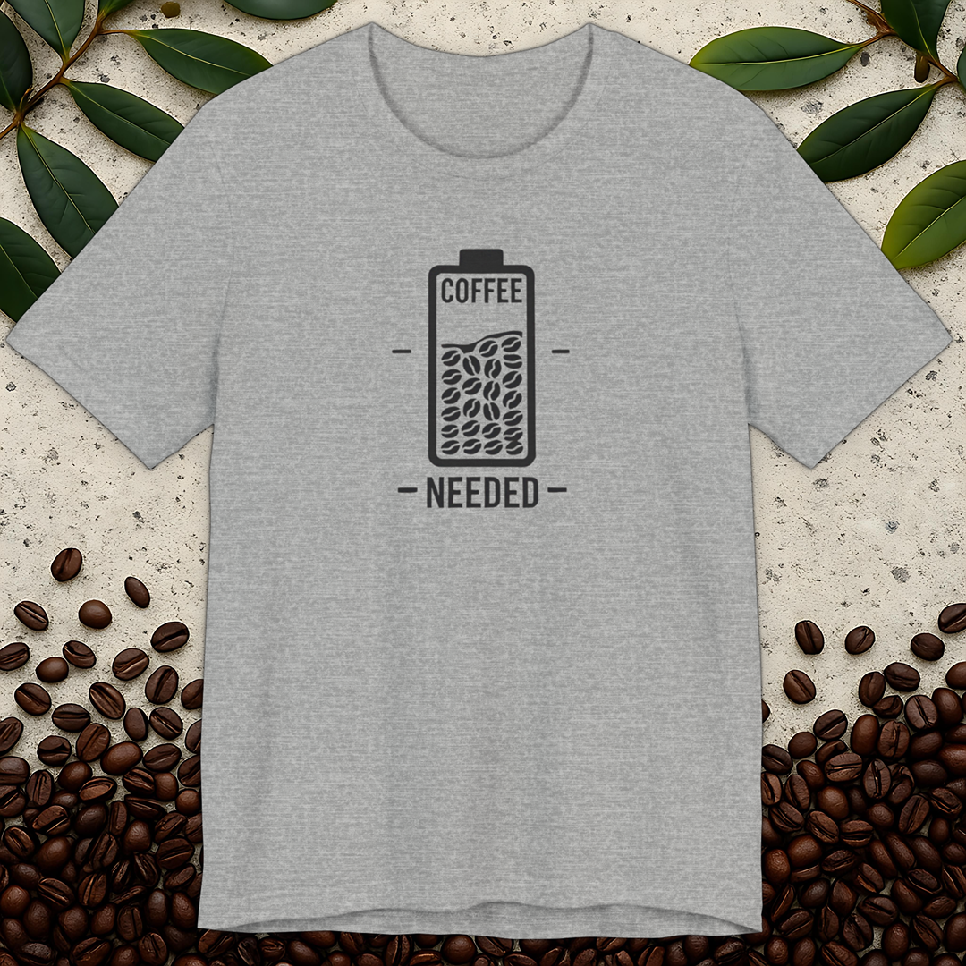 Coffee Battery Level T-Shirt