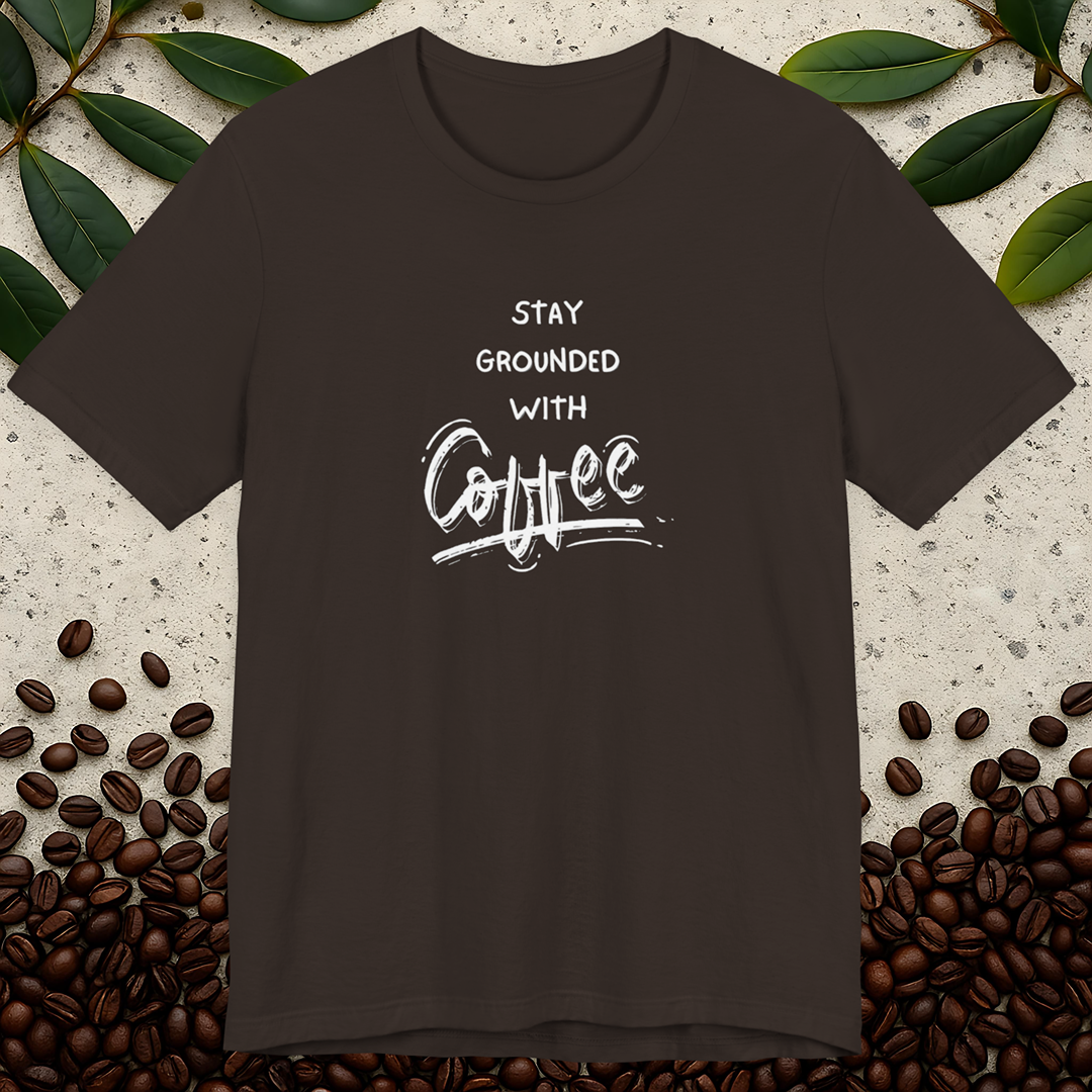 Stay Grounded With Coffee T-Shirt