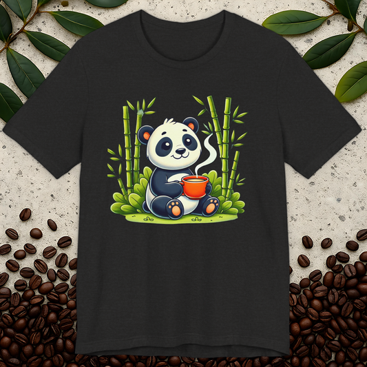 Cute Panda Coffee T-Shirt