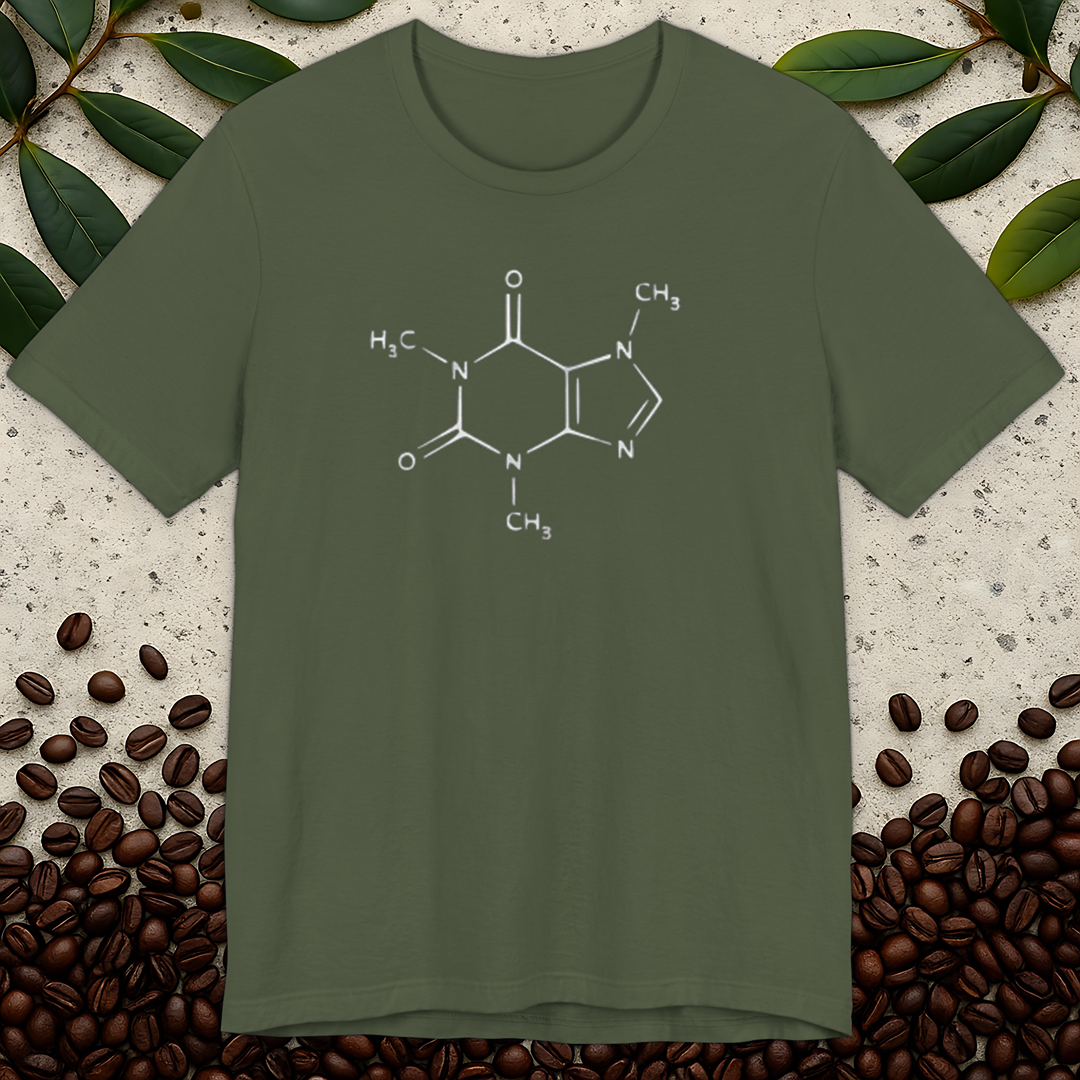 Caffeine Molecule T-Shirt