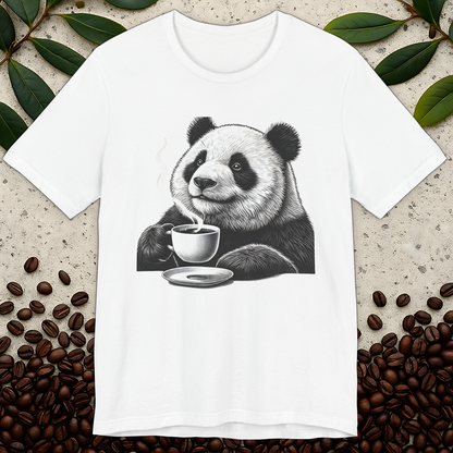 Cozy Panda Coffee T-Shirt