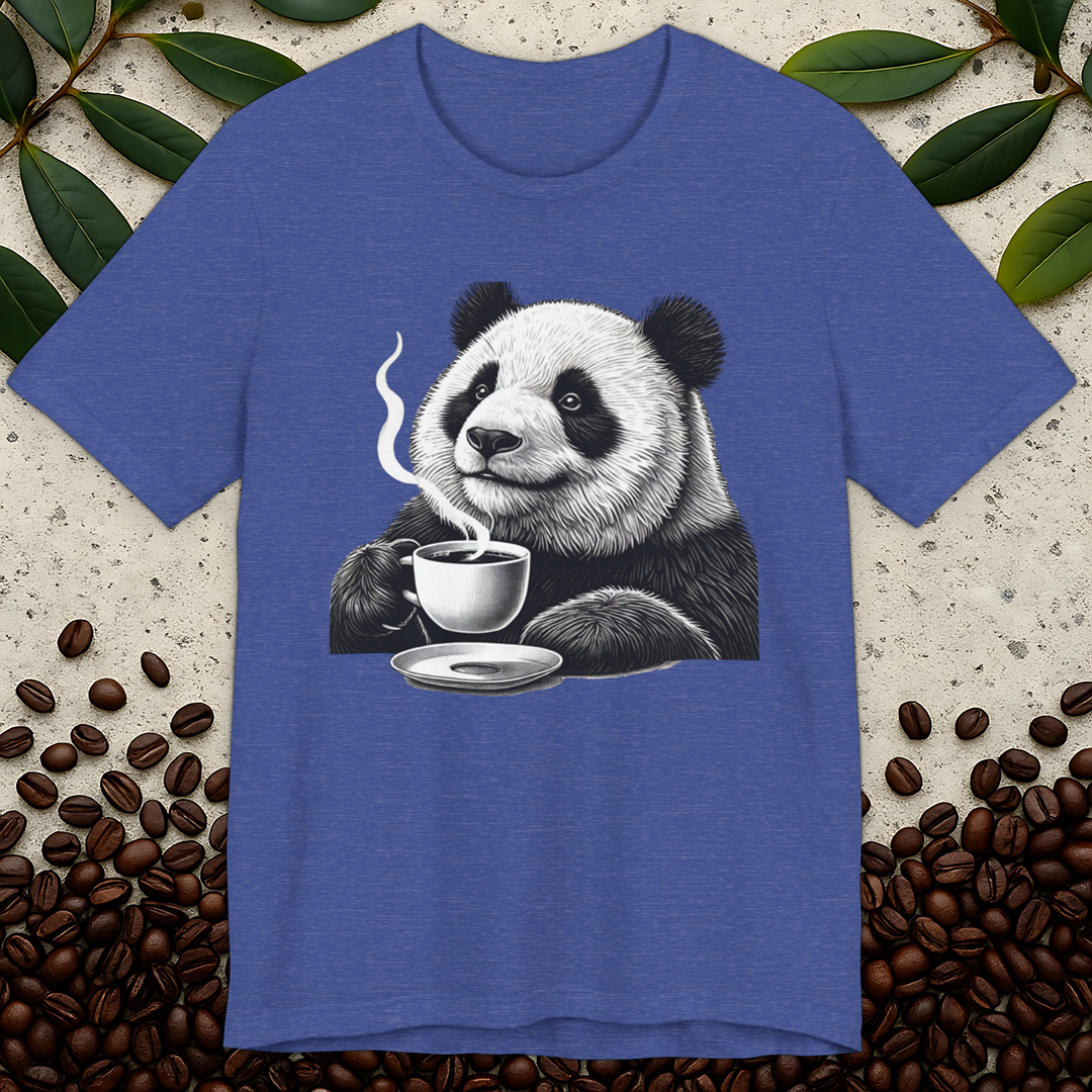 Cozy Panda Coffee T-Shirt